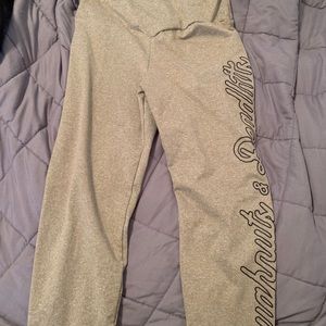 Doughnuts and Deadlifts Athletic Leggings